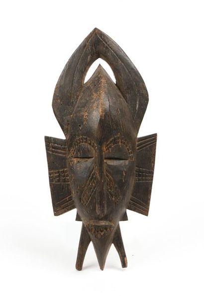 null Masque Kepelyé senoufo Mali , : Masque en bois un trou de fixation sur le visage...