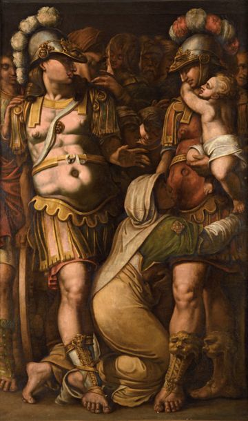PERINO del VAGA, Piero Buonaccorsi dit (Florence, 1501-Rome, 1547), école de La Clémence...