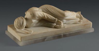 null Figure en marbre représentant sainte Cécile d'après
Stefano Maderno (1576-1636).
Style...