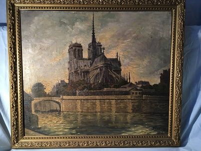 null P. GASTAUD

Notre Dame de Paris 

Signé et daté 1917

62x58 cm