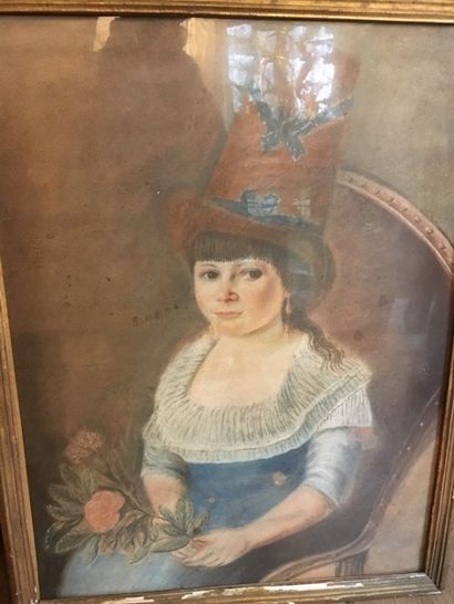 null Jeune fille au chapeau

Pastel, 

France XIXème siècle

56X42cm