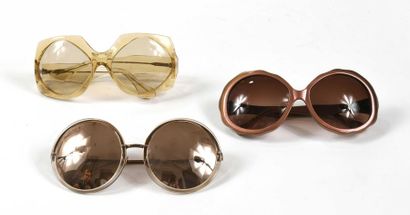 null MARNY - Linda FARROW : 2 paires de lunettes Marny et une paire de lunettes de...