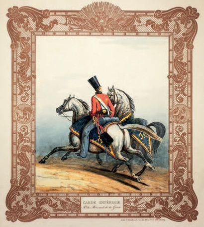 SCHUBERT, Théodore. Carte militaire d’une partie de Russie et de pays avoisinants.
1829....
