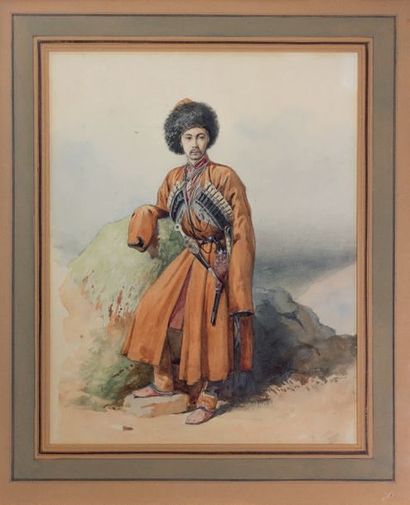 GAGARINE, Grégoire Grigoriévitch (prince; 1810 - 1893), [ATTRIBUÉ À] Portrait de...