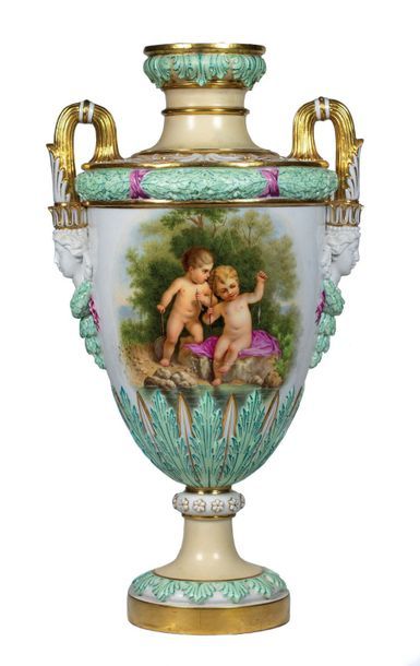 SPIESS, August Karlovitch (1817-1904) [Modèle de]
SUPERBE VASE D’ORNEMENT représentant...