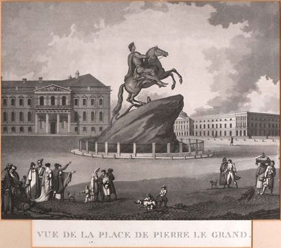 null VUE DE LA PLACE DE PIERRE LE GRAND
Aquatinte. 34,0 x 38,5 (a vue)

???????????...