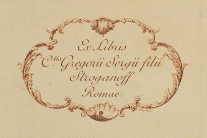 [Comte Gregoire STROGANOFF (1829-1910), celebre connaisseur et collectionneur des...