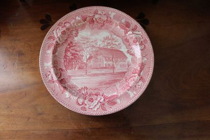 null Lot de 12 assiettes en Wedgwood  « the webb house Wethersfield »