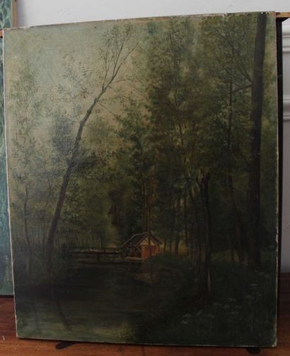 null Léon BOILET c.1900 Huile sur toile