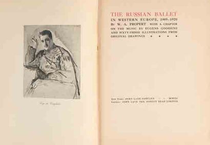 [Nathalie GONTCHAROVA] 
PROPERT, W.A.
The Russian Ballet in Western Europe, 1909-1920....