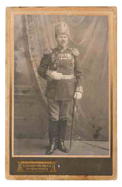 null Général-major Christo Koïtcheff (1863-1917), héros de la
Grande guerre, avec...