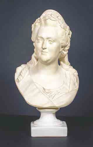 null SCULPTEUR ANONYME d'après RACHETTE Portrait de l'impératrice Catherine II.
Buste...