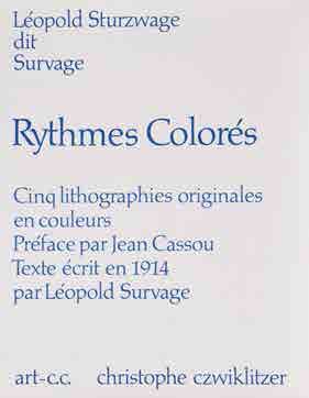 Leopold SURVAGE (1879-1968) 
Rythmes colorés, 1969
Ensemble de 5 lithographies en...