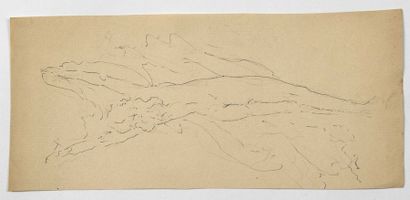 Paul CHMAROFF (1874-1950) 
Baigneuse
Encre sur papier
27 x 12 cm
on joint: «Les Baigneuses»,...