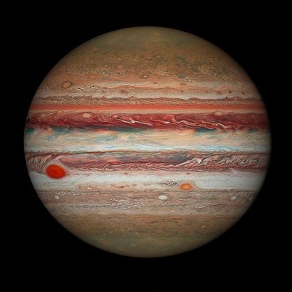 null 116 NASA Télescope HUBBLE. Une magnifique et rare vue de la planète Jupiter...