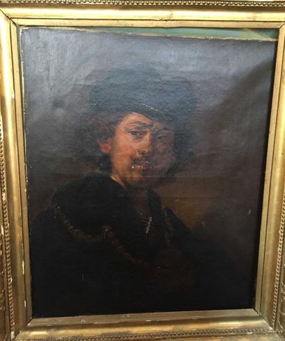 null Ecole du XIXe siècle

Autoportrait d'aprés Rembrandt van Rijn

Huile sur toile

(accidents...