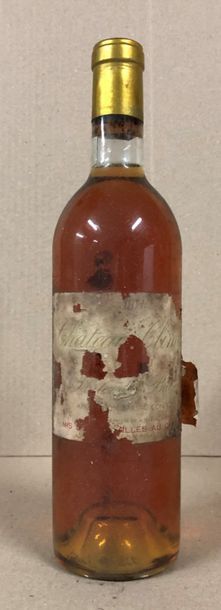 null 1 bouteille CHÂTEAU CLIMENS - 1er Gc Sauternes 1971.
Étiquette tachée, déch...