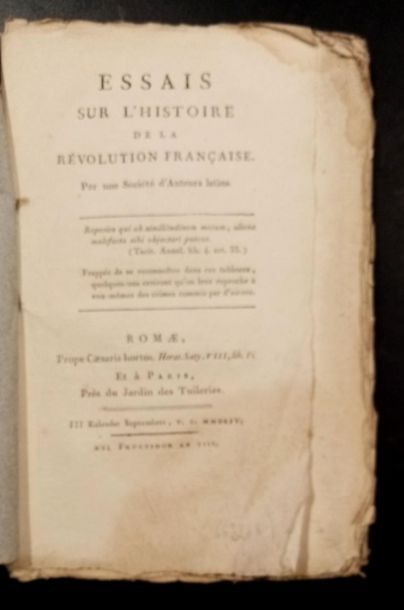 null 184. [HÉRON DE VILLEFOSSE (René)], [CHAMBRY] et [Charles-François DUROZOIR]....