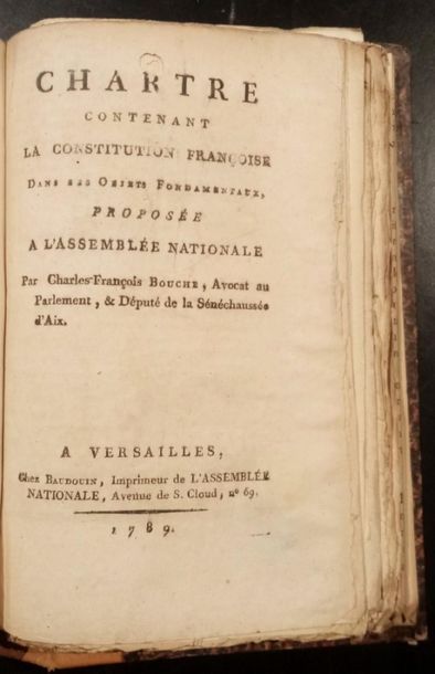 null 31. [NATIONAL ASSEMBLY] - Miscellaneous items and documents. Paris and Versailles,...