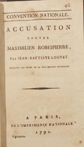 null 105. [NATIONAL CONVENTION] - Compendium of Exhibits. Paris, 1791-1795, 47 pieces...