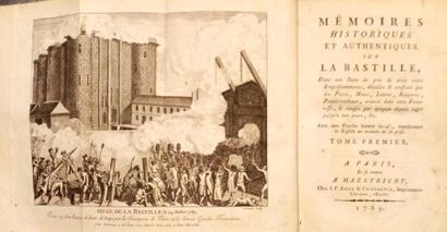 null 79. [CARRA (Jean-Louis)]. Mémoires historiques et authentiques sur la Bastille....