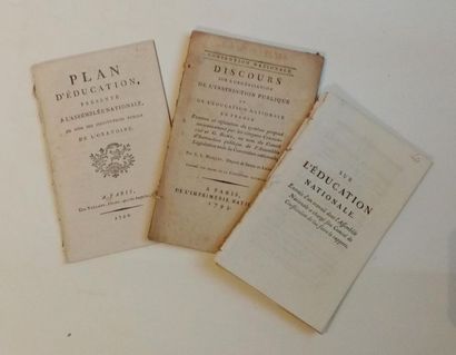 null 146. [EDUCATED VOICE]. Set of 7 brochures. 
Education plans, organization of...