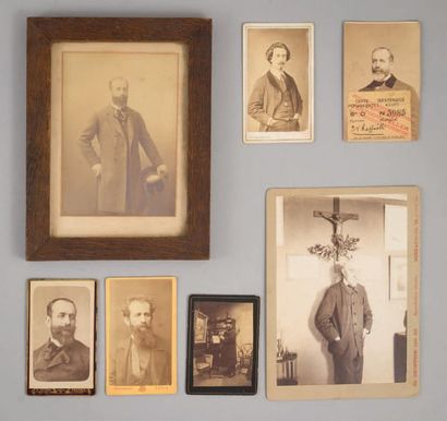 Jean-François RAFFAELLI (1850-1924) *About ten photographs representing the artist...