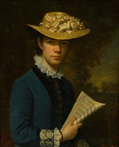 Ecole française du XIXème siècle
Portrait...