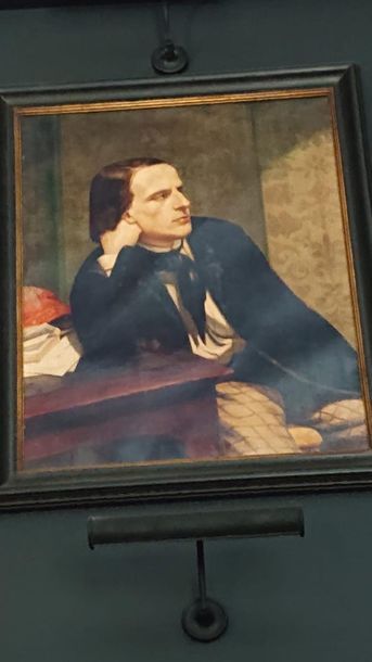 null D'après Gustave COURBET
Portrait de Paul Ansout
Procédé sur toile.
92 x 75 ...