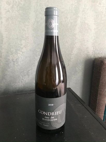 null CONDRIEU Lieu-dit Jenraude, 2018 Les vins de Vienne. Environ 10 bouteilles de...