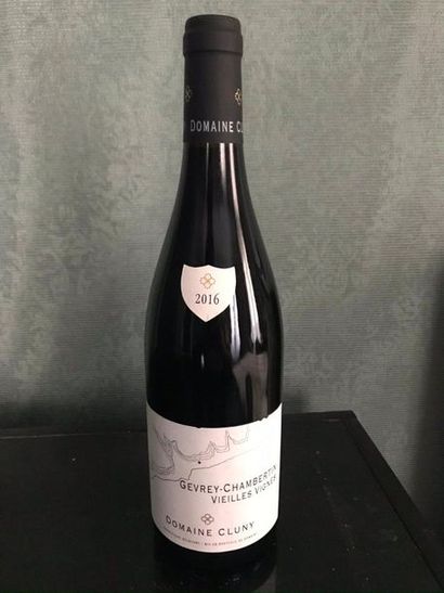null GEVREY-CHAMBERTIN VIELLES VIGNES Domaine Cluny, 2016. 12 bouteilles de vin ...