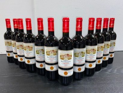 null 12 bouteilles CHÂTEAU HAUT-GRAMONS – Graves 2015
