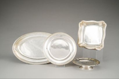 null Hollow bowl in silver (950/1000e) model filet-contour. Goldsmith : Robert Linzeler....