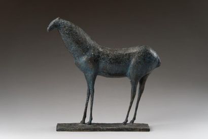 YERMIA, Pierre (né en 1964) : YERMIA, Pierre (born 1964):
Horse IX
Bronze print signed,...
