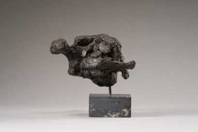 École contemporaine 
Untitled
Bronze proof signed and justified E.A., black marble...