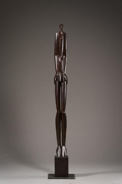 CASSEL, Axel (1955-2015) : CASSEL, Axel (1955-2015):
Figure of Déhiscence
Bronze...