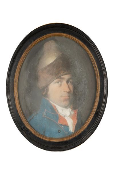 null Ecole Française de la fin du XVIIIème siècle
Portrait d'officier en buste
Pastel...
