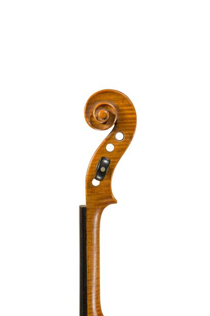 null 
 Very rare and interesting violin made by Nicolas Morlot with an original iron...
