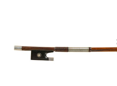 null 
Violin bow made by Louis Morizot père and fils around 1935 for the Maison Collin-Mézin...
