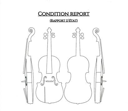 null 
Violon travail allemand fait vers 1900 1930, cassure sur la table. 359 mm sur...