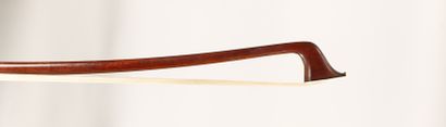 null 
Cello bow By Auguste Lenoble in Paris around 1875. Pernambuco wood, swan neck...