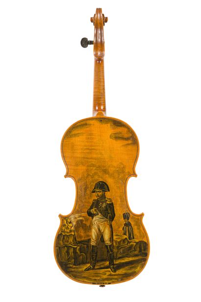 null 
 Very rare and interesting violin made by Nicolas Morlot with an original iron...