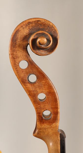 null 
 A 19th century German violin in the style of the Klotz family, bearing an...