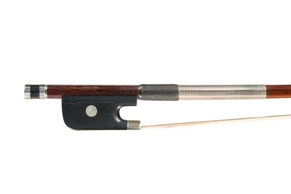 null 
16. Beautiful cello bow by Jacob Eury in Paris early 19th century. Mounted...