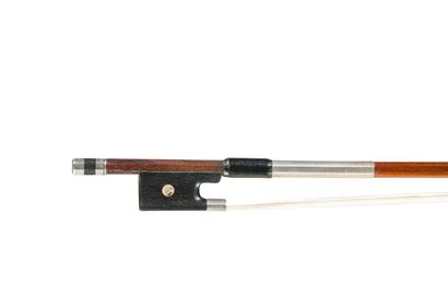 null 23. Violin bow by Jean Joseph Martin circa 1880 bearing an apocryphal mark "Vuillaume...