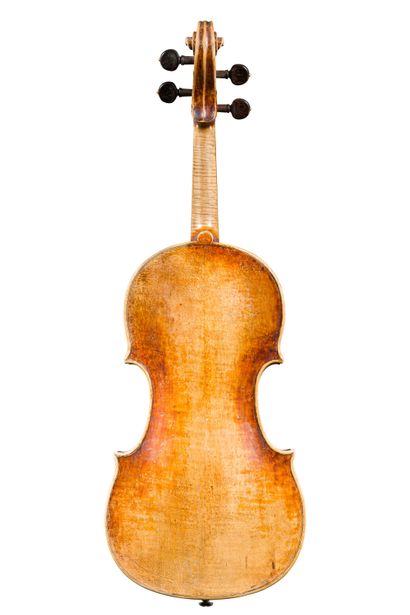 null 14. Austrian violin with Joannes Jais 1760 label. Various restorations on the...