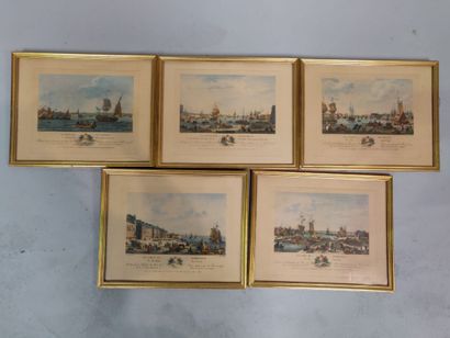 null Suite de 5 gravures "scènes de port" Y. Le GOUAZ & FOULP

27 x 35 cm