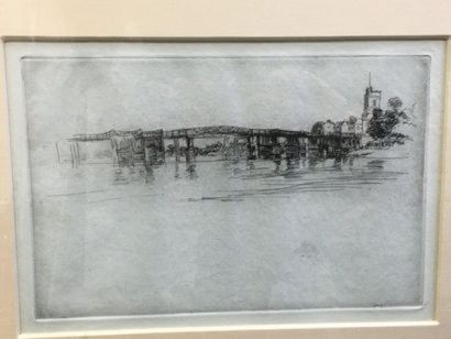 null 85. James Abott Mac Neill WHISTLER (1834-1903)

The little Putney Bridge

Eau-forte....