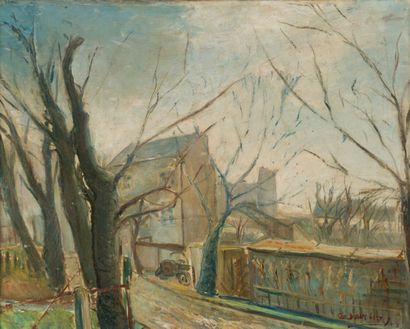 null DAUCHOT, Gabriel (1927-2005)

Tree-lined alleyway

Oil on canvas signed and...