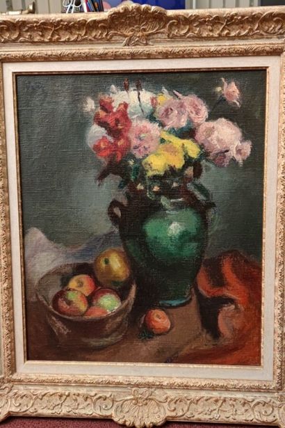 null ORTIZ DE ZARATE, Manual (1886-1946)

Still life with green pitcher 

Oil on...